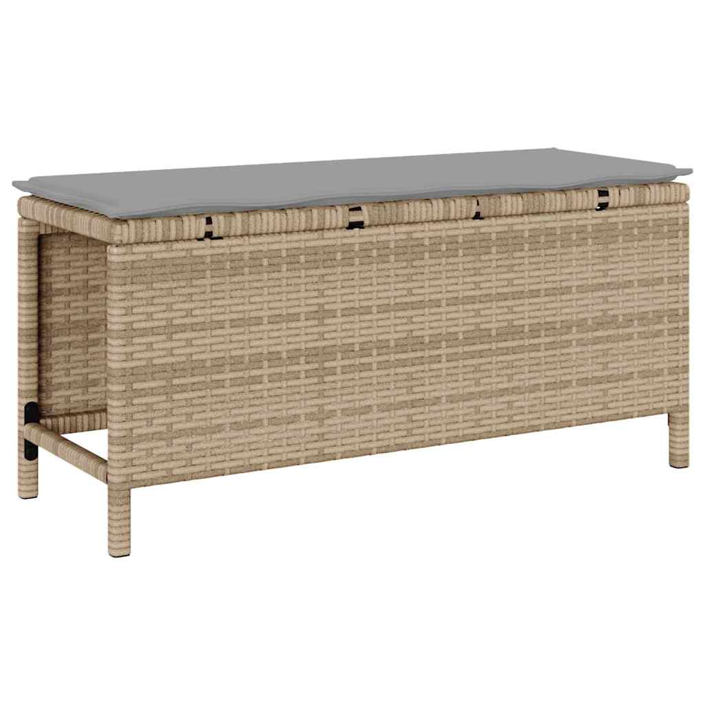Garden Dining Set 3 pcs Beige Poly rattan