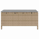 Garden Dining Set 3 pcs Beige Poly rattan