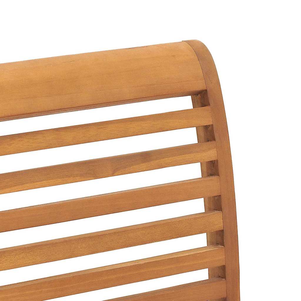 Stacking Garden Chair Brown 62.5 x 54.5 x 95.5 cm