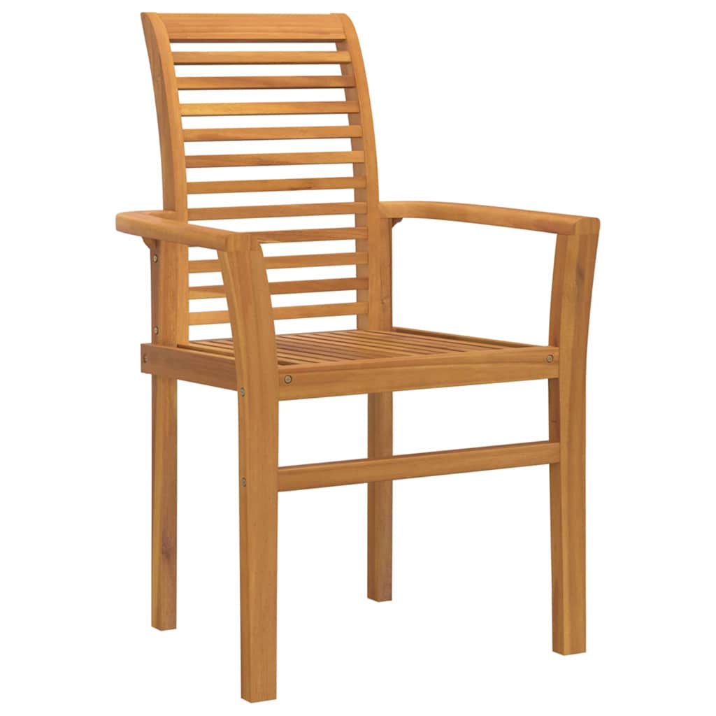 Stacking Garden Chair Brown 62.5 x 54.5 x 95.5 cm