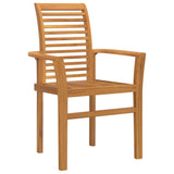 Stacking Garden Chair Brown 62.5 x 54.5 x 95.5 cm