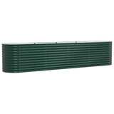 Garden Raised Bed Green 400 x 80 x 81 cm Steel