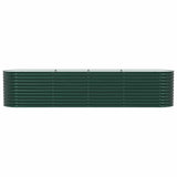 Garden Raised Bed Green 400 x 80 x 81 cm Steel