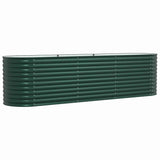 Garden Raised Bed Green 320 x 80 x 81 cm Steel
