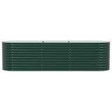 Garden Raised Bed Green 320 x 80 x 81 cm Steel