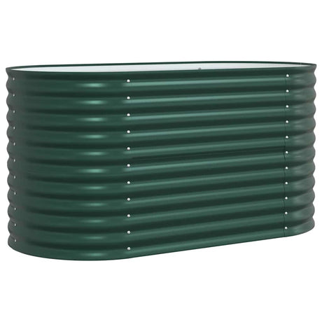 Garden Raised Bed Green 160 x 80 x 81 cm Steel