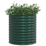 Garden Raised Bed Green 80 x 80 x 81 cm Steel