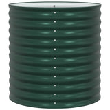 Garden Raised Bed Green 80 x 80 x 81 cm Steel