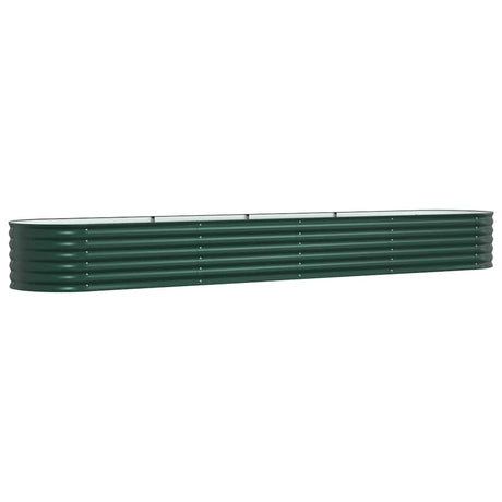 Garden Raised Bed Green 400 x 80 x 44 cm Steel