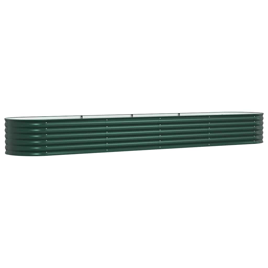 Garden Raised Bed Green 400 x 80 x 44 cm Steel