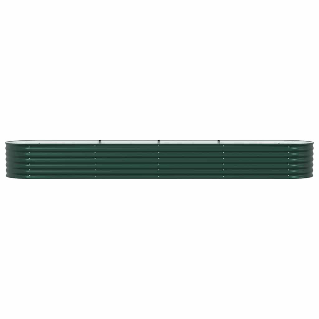 Garden Raised Bed Green 400 x 80 x 44 cm Steel