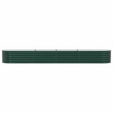Garden Raised Bed Green 400 x 80 x 44 cm Steel