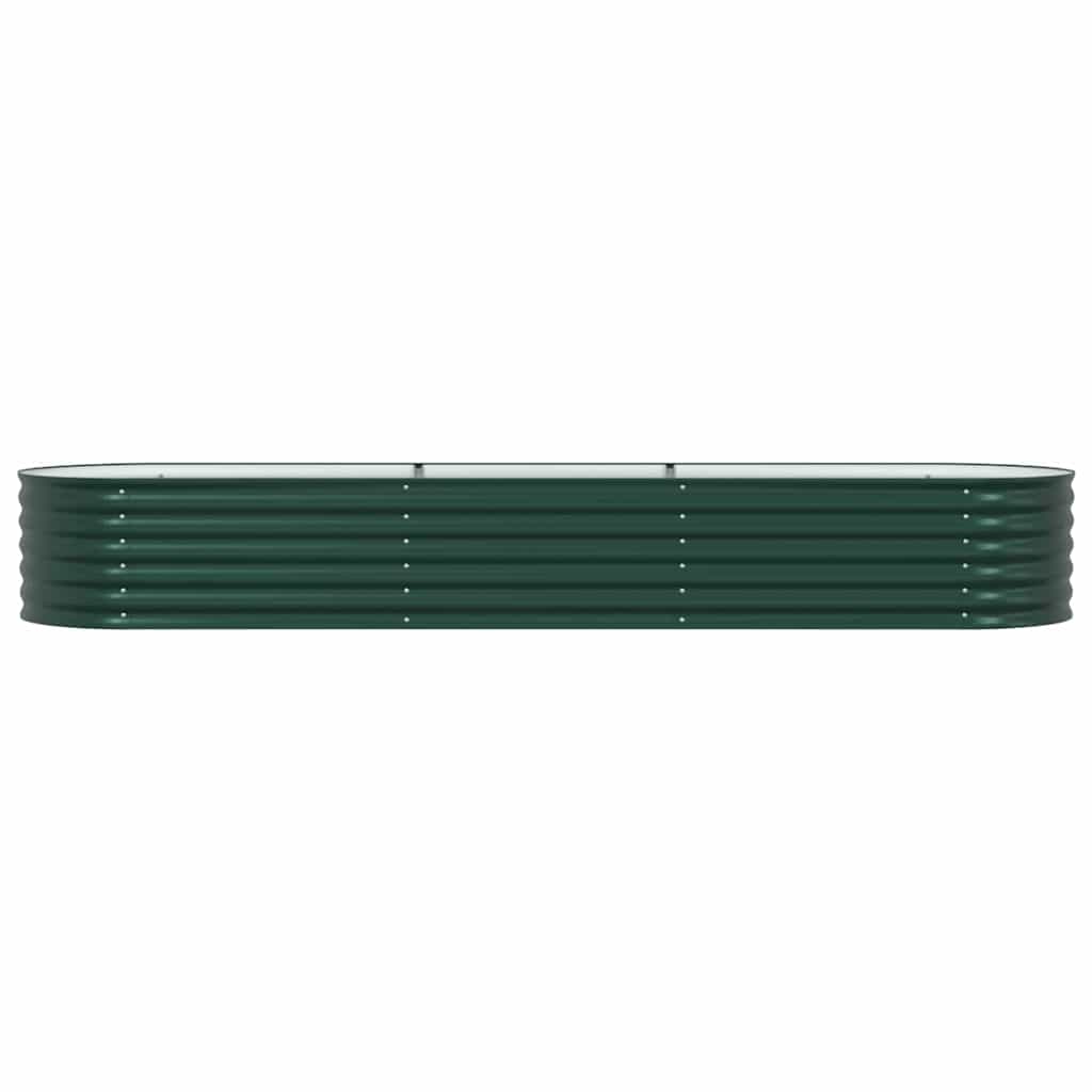 Garden Raised Bed Green 320 x 80 x 44 cm Steel