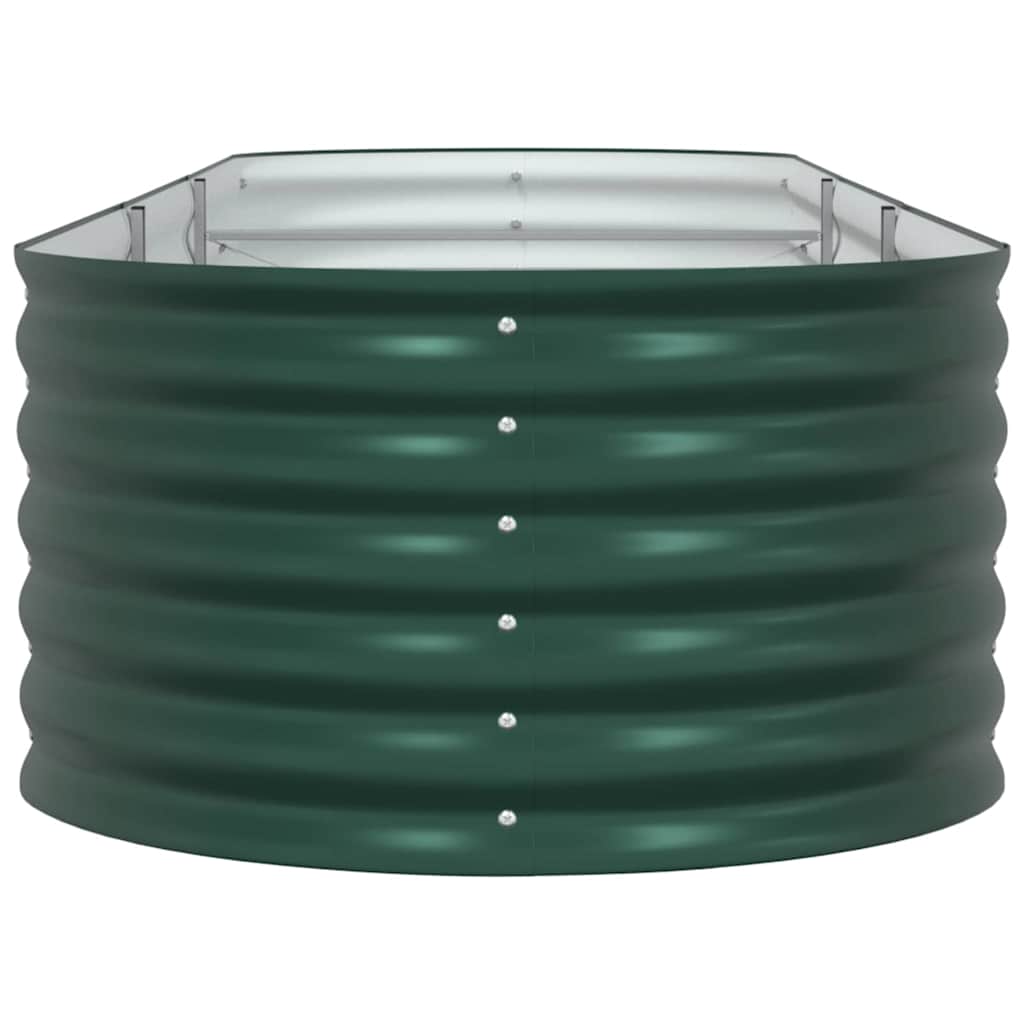 Garden Raised Bed Green 320 x 80 x 44 cm Steel