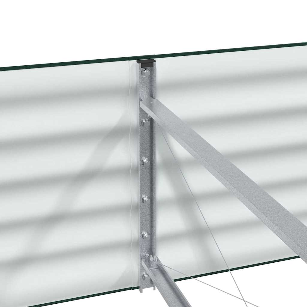 Garden Raised Bed Green 240 x 80 x 44 cm Steel
