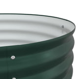 Garden Raised Bed Green 240 x 80 x 44 cm Steel