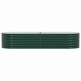 Garden Raised Bed Green 240 x 80 x 44 cm Steel