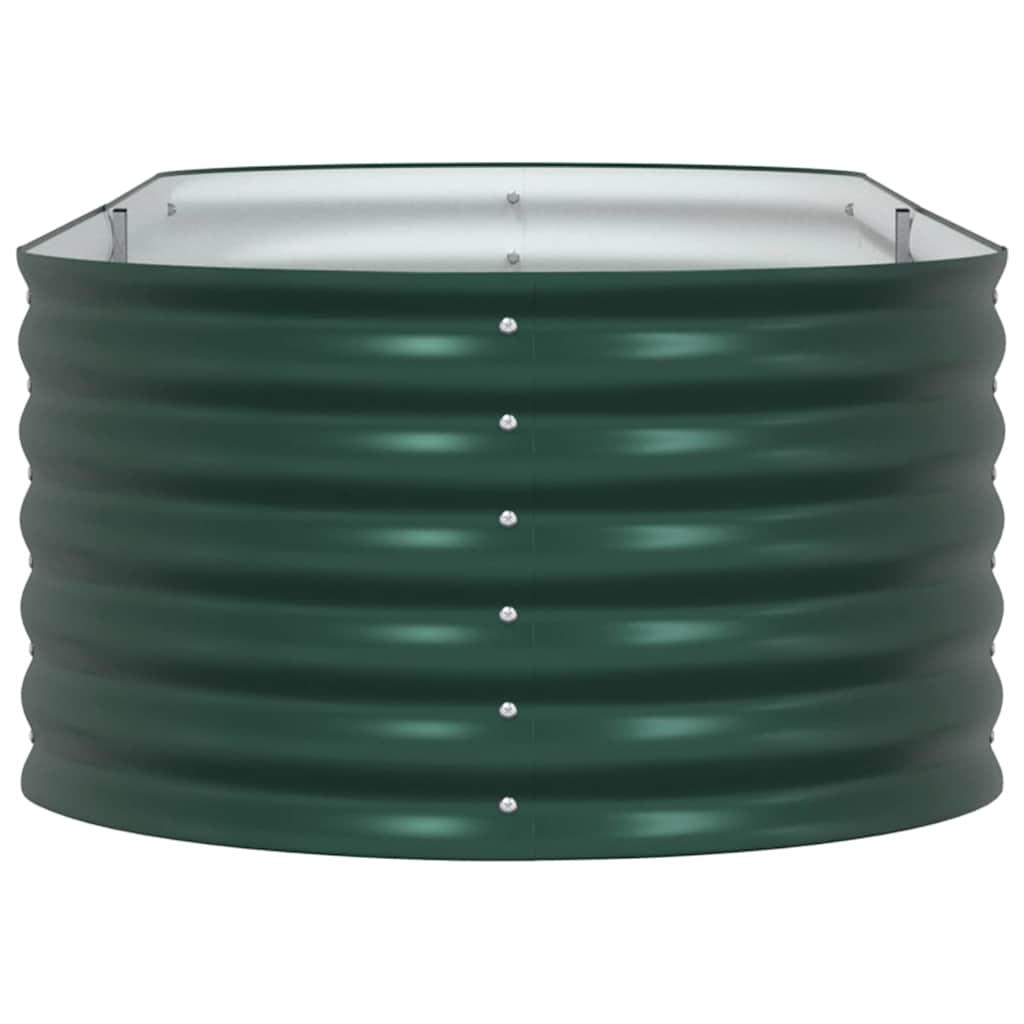 Garden Raised Bed Green 240 x 80 x 44 cm Steel