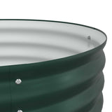Garden Raised Bed Green 160 x 80 x 44 cm Steel