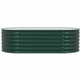 Garden Raised Bed Green 160 x 80 x 44 cm Steel