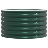 Garden Raised Bed Green 80 x 80 x 44 cm Steel