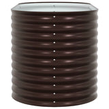 Garden Raised Bed Brown 160 x 80 x 81 cm Steel