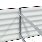 Garden Raised Bed Brown 400 x 80 x 44 cm Steel
