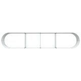 Garden Raised Bed Brown 400 x 80 x 44 cm Steel