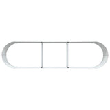 Garden Raised Bed Brown 320 x 80 x 44 cm Steel