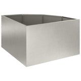 Corner Planter Silver 60 x 60 x 35 cm Stainless steel
