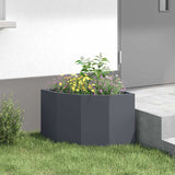 Corner Planter Anthracite 45 x 45 x 35 cm Steel