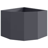 Corner Planter Anthracite 45 x 45 x 35 cm Steel