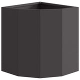 Corner Planter Black 30 x 30 x 35 cm Steel