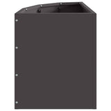 Corner Planter Black 30 x 30 x 35 cm Steel