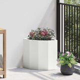 Corner Planter White 30 x 30 x 35 cm Steel