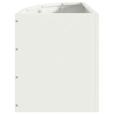 Corner Planter White 30 x 30 x 35 cm Steel