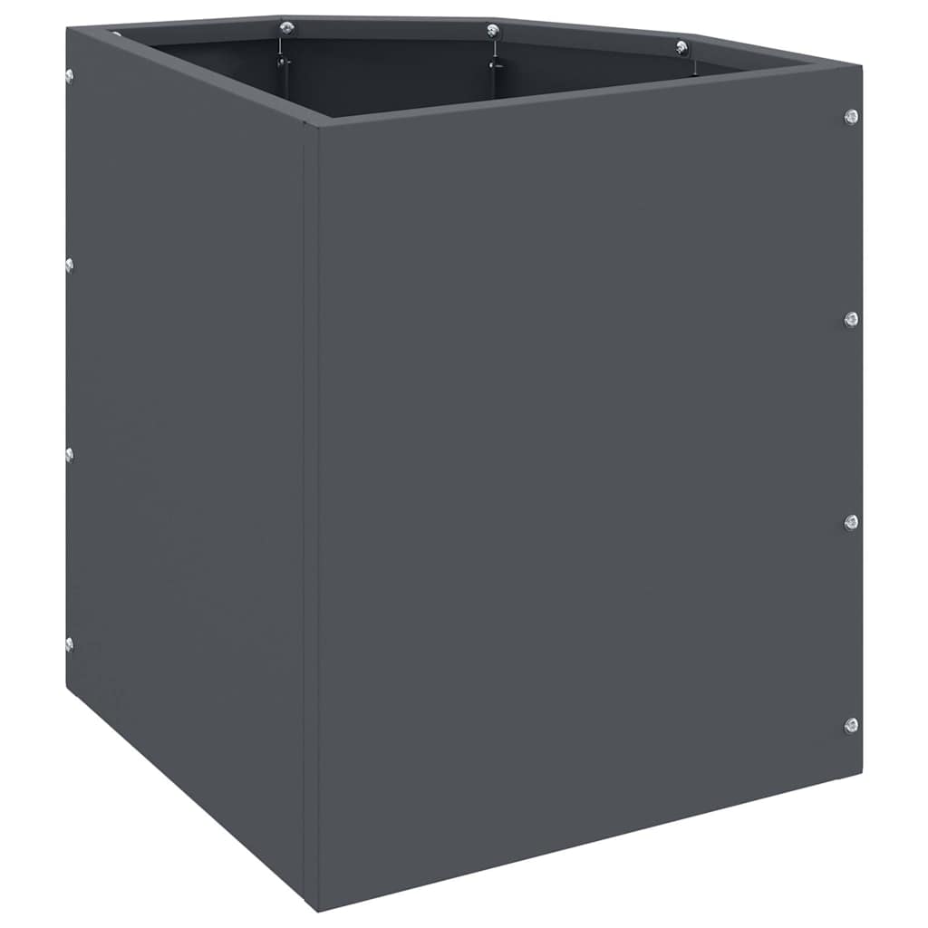 Corner Planter Anthracite 30 x 30 x 35 cm Steel