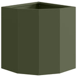Corner Planter Olive green 30 x 30 x 35 cm Steel