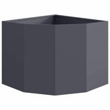 Corner Planter Anthracite 60 x 60 x 50 cm Steel