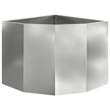 Corner Planter Silver 60 x 60 x 50 cm Galvanised steel