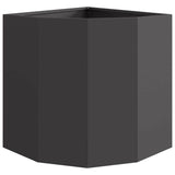 Corner Planter Black 45 x 45 x 50 cm Steel