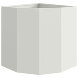 Corner Planter White 45 x 45 x 50 cm Steel