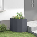 Corner Planter Anthracite 45 x 45 x 50 cm Steel
