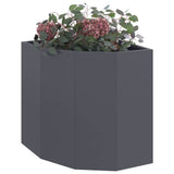 Corner Planter Anthracite 45 x 45 x 50 cm Steel