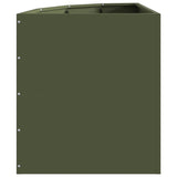 Corner Planter Olive green 45 x 45 x 50 cm Steel