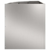 Corner Planter Silver 45 x 45 x 50 cm Galvanised steel