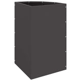 Corner Planter Black 30 x 30 x 50 cm Steel