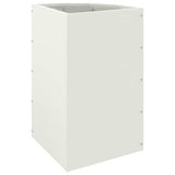 Corner Planter White 30 x 30 x 50 cm Steel