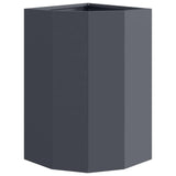 Corner Planter Anthracite 30 x 30 x 50 cm Steel