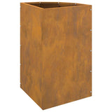 Corner Planter Rusty 30 x 30 x 50 cm Weathering steel